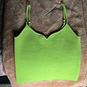 Express Body Contour V-Neck Adjustable Strap  Cropped Cami